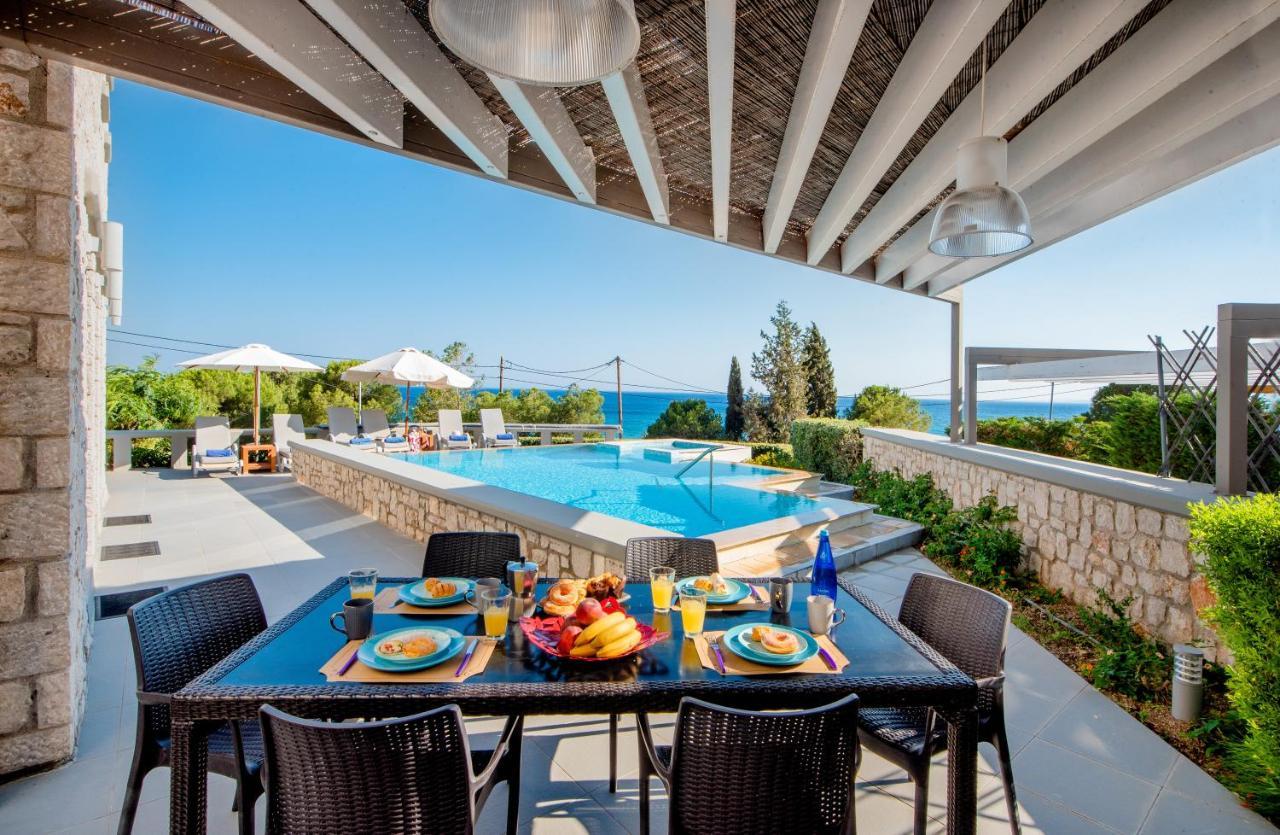 Villa Costamare - Enjoy Lazy Days On The Private Pool-Jacuzzi Pefki  Экстерьер фото